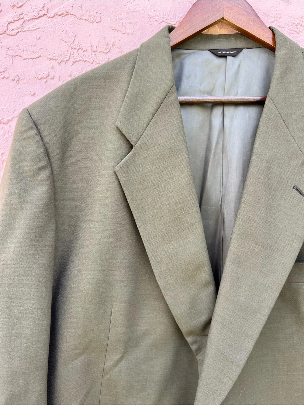 Vintage Givenchy Monsieur Sport Coat Blazer Olive Green